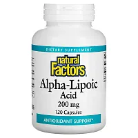 Natural Factors, Alpha-Lipoic Acid, 200 mg, 120 Capsules