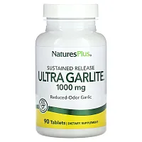 NaturesPlus, Sustained Release Ultra Garlite, 1,000 mg, 90 Tablets