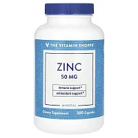 The Vitamin Shoppe, Zinc, 50 mg, 300 Capsules