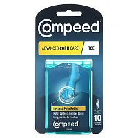 Compeed, Advance Corn Care, Toe, 10 Active Gel Cushions