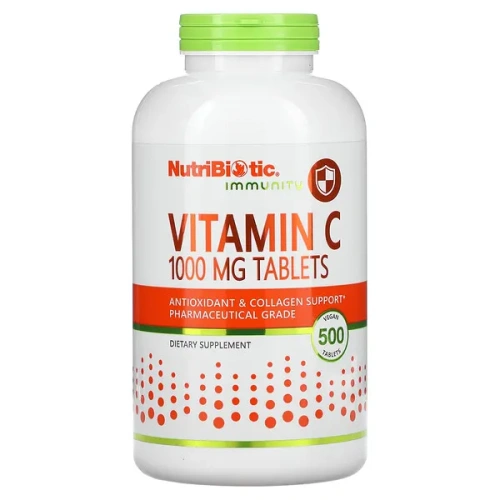 NutriBiotic, Immunity, Vitamin C, 1,000 mg, 500 Vegan Tablets