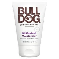 Bulldog Skincare For Men, увлажняющий крем для жирной кожи лица, 100 мл (3,3 жидк. унции)