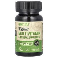 Deva, Vegan Multivitamin &amp; Mineral Supplement, 90 Tablets