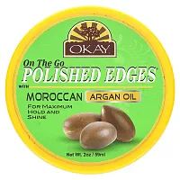 Okay Pure Naturals, On The Go Polished Edges With Moroccan Argan Oil, 2 oz (59 ml)