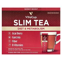 VitaCup, Slim Tea, Superfood Instant Sticks, Oolong Tea, 24 On-The-Go Sticks, 0.09 oz (2.65 g) Each