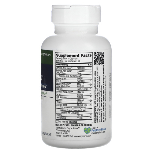 Enzyme Science, Critical Digestion, 90 Capsules фото 2