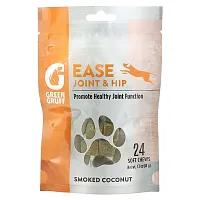 Green Gruff, Ease Joint &amp; Hip, Smoked Coconut, 24 Soft Chews, 1.7 oz (48 g)