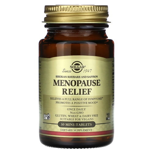 Solgar, Menopause Relief, 30 мини-таблеток фото 3