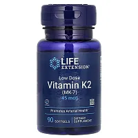 Life Extension, Low Dose Vitamin K2 (MK-7), 45 mcg, 90 Softgels