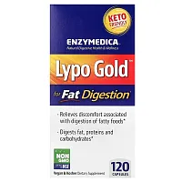 Enzymedica, Lypo Gold, For Fat Digestion, 120 Capsules