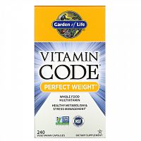 Garden of Life, Vitamin Code, Perfect Weight, 240 вегетарианских капсул