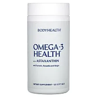 BodyHealth, Omega-3 Health, 120 Soft Gels