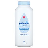 Johnson's Baby, Порошок с алоэ и витамином Е, 255 г (9 унций)