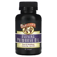 Barlean&#x27;s, Evening Primrose Oil, 60 Softgels