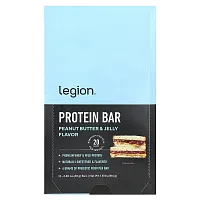 Legion Athletics, Protein Bar, Peanut Butter &amp; Jelly, 12 Bars, 2.4 oz (68 g) Each