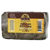 Okay Pure Naturals, African Black Soap, Original, 5.5 oz (156 g)