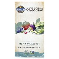 Garden of Life, Organics, Men&#x27;s Multi 40+, 120 Vegan Tablets