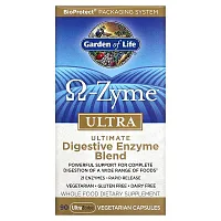 Garden of Life, O-Zyme Ultra, Ultimate Digestive Enzyme Blend, 90 UltraZorbe Vegetarian Capsules