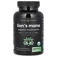 NutraChamps, Lion&#x27;s Mane, 120 Organic Capsules