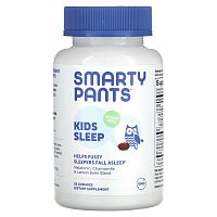 SmartyPants, Kids Sleep, без сахара, для детей от 4 лет, арбуз, 25 жевательных таблеток