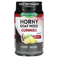 Nature&#x27;s Truth, Horny Goat Weed, Passion Punch, 60 Vegan Gummies