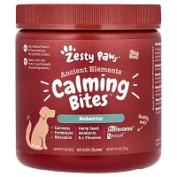 Zesty Paws, Ancient Elements, Calming Bites, For Dogs, All Ages, Bison, 90 Soft Chews, 11.1 oz (315 g)