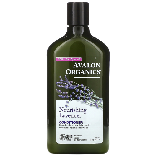 Avalon Organics, Кондиционер, Питательная лаванда, 11 унций (312 г)