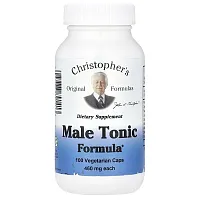 Christopher&#x27;s Original Formulas, Male Tonic Formula, 460 mg, 100 Vegetarian Caps (230 mg Per Cap)