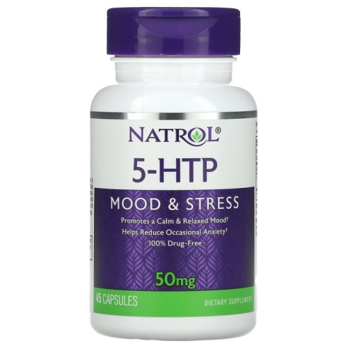 Natrol 5-Htp 50 мг 45 капсул фото 2