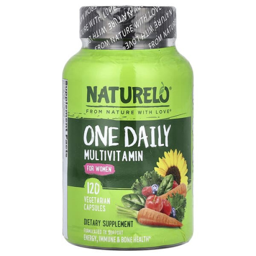 NATURELO, One Daily Multivitamin for Women, 120 Vegetarian Capsules