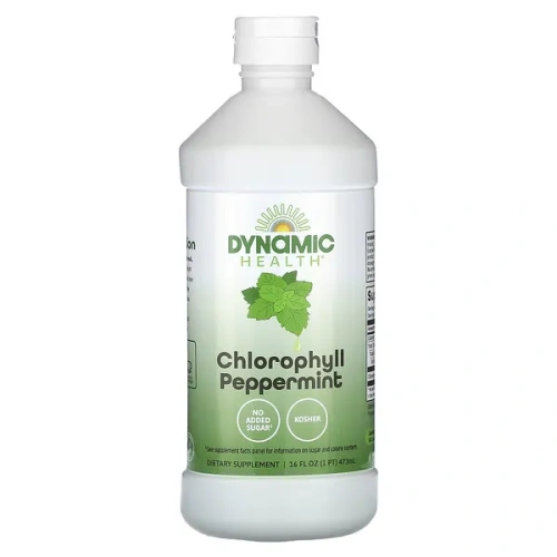 Dynamic Health, Chlorophyll, Peppermint, 16 fl oz (473 ml)