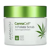 Andalou Naturals, CannaCell, скраб с X. листвой, 50 г (1,7 унции)