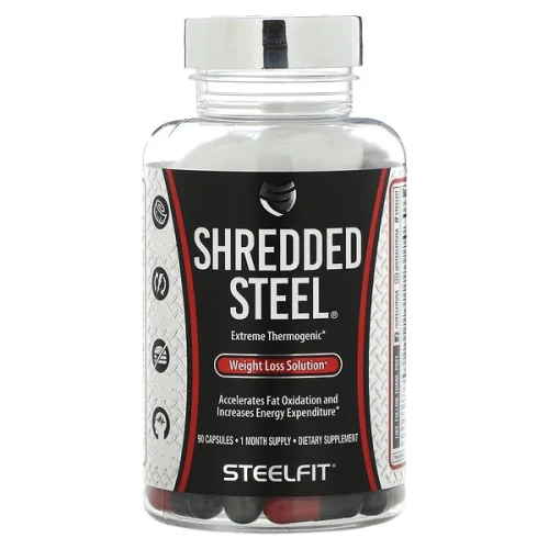 SteelFit, Shredded Steel, Weight Loss Solution, 90 Capsules