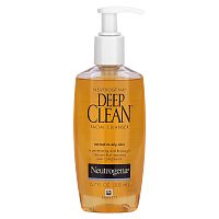 Neutrogena, Deep Clean, очищающее средство для лица, для нормальной и жирной кожи, 200 мл (6,7 жидк. Унции)