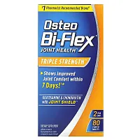 Osteo Bi-Flex, Glucosamine &amp; Chondroitin with Joint Shield, Triple Strength, 80 Coated Tablets