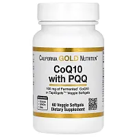 California Gold Nutrition, CoQ10 with PQQ, 100 mg, 60 Veggie Softgel