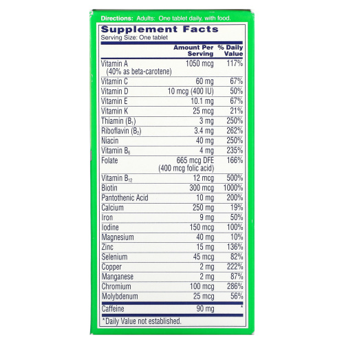 One-A-Day, Energy, Multivitamin/ Multimineral Supplement, 50 Tablets фото 2