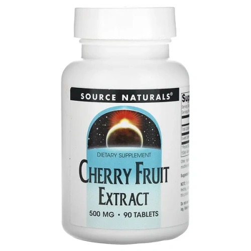 Source Naturals, Cherry Fruit Extract, 500 mg, 90 Tablets