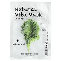 Too Cool for School, Natural Vita Beauty Mask, Firming, 1 Sheet, 0.77 fl oz (23 ml)