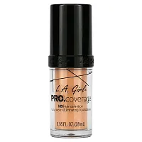 L.A. Girl, PRO.coverage HD Illuminating Foundation, GLM642 Fair, 0.95 fl oz (28 ml)