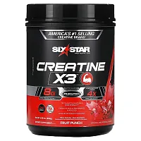 SIXSTAR, Creatine X3, Fruit Punch, 2.18 lbs (990 g)