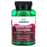 Swanson, Ipriflavone Complex with Vitamin D, Calcium &amp; Boron, 120 Tablets