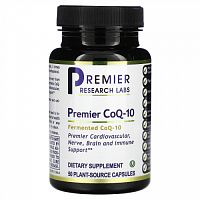 Premier Research Labs, Premier CoQ-10, Fermented, 50 Plant-Source Capsules