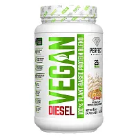 PERFECT Sports, Vegan Diesel, 100% Plant-Based Protein Blend, Vanilla Ice Cream, 1.5 lb (700 g)