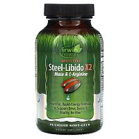 Irwin Naturals, Steel-Libido X2, Maca &amp; L-Arginine, 75 Liquid Soft-Gels