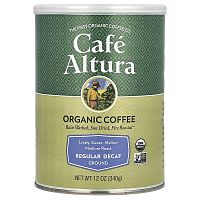 Cafe Altura, Organic Coffee, Regular Decaf, Ground, Medium Roast, 12 oz (340 g)