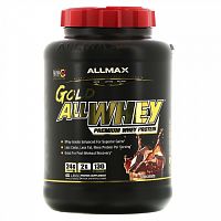 ALLMAX, Gold AllWhey, сывороточный протеин премиального качества, шоколад, 2,27 кг (5 фунтов)