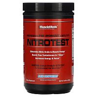 MuscleMeds, Nitrotest, Androgenic Pre-Workout Amplifier, Blue Raspberry, 16.72 oz (474 g)