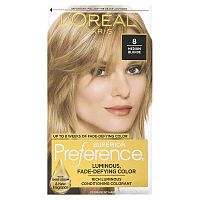 L&#x27;Oréal, Superior Preference, Luminous, Fade-Defying Color, 8 Medium Blonde, 1 Application