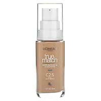 L&#x27;Oréal, True Match, Super-Blendable Foundation, C2.5 Cool Light Medium, 1 fl oz (30 ml)